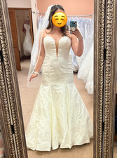 Wedding Dress Allure Bridals, Madison James MJ960 Brocade, Bow, Size 12 Gown NWT