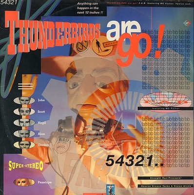 F.A.B. - Thunderbirds Are Go! - Used Vinyl Record 12 - J1177z