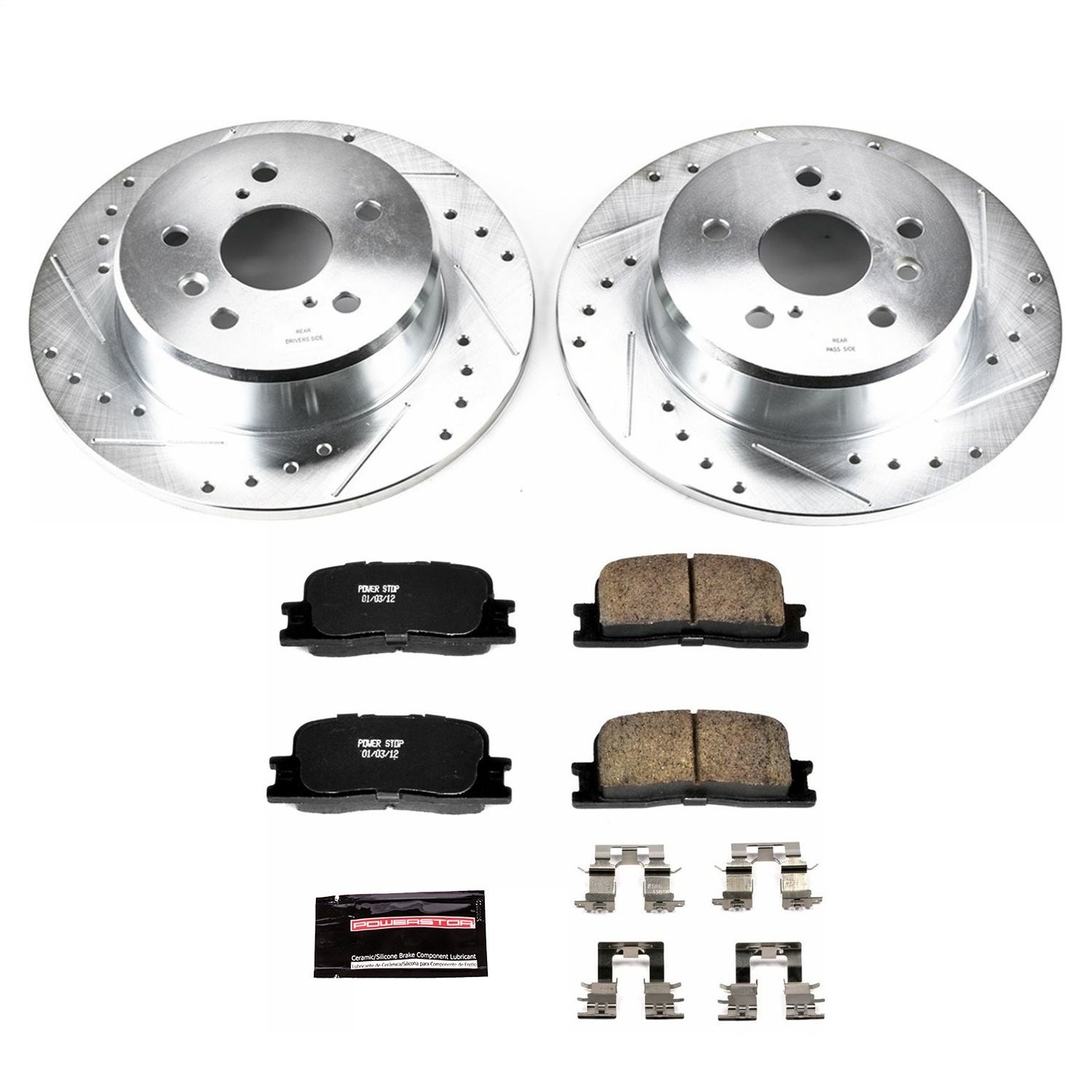 Power Stop K1148 High Performance Brake Upgrade Kit