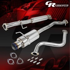 4 Muffler Burnt Tip Catback Exhaust System For 90-93 Honda Accord Sedan Coupe 4 Muffler Burnt Tip Catback Exhaust System For 90-93 Honda Accord Sedan Coupe