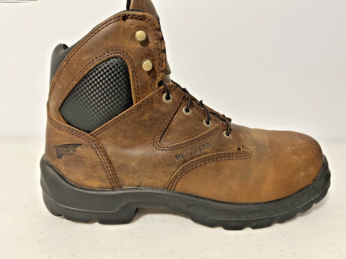 Red Wing Shoes Men\'s Dark Brown Leather Pull-On Work Boots Size 12B Red Wing 1220 Chelsea Soft Toe Pull On Work Boots Mens 13 D  main image 2