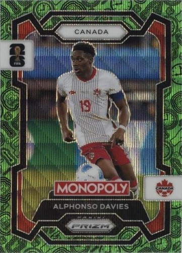 Alphonso Davies #78 2026 Panini Prizm Monopoly FIFA World Cup Red 
