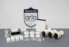 Arlo Ultra2 VMS5340-2BYNAS 4K Spotlight Cameras Security Bundle 3-Pack