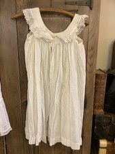 2355🌟Antique c1910s Edwardian Broderie Anglaise Girls Smock Pinafore CUTTER?