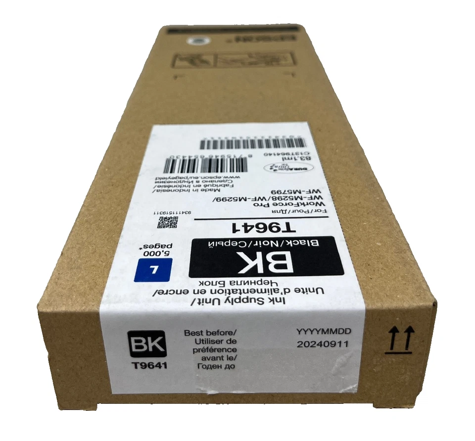 Epson T9641 Original Cartridge Workforce Pro WF-M5298/WF-M5299/M5799 [09/2024] - Image 3 of 3