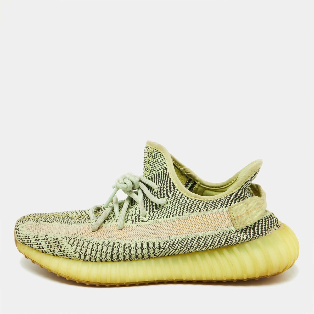 Yeezy x Adidas Neon Green Knit Fabric Boost 350 V2 Yeezreel Non