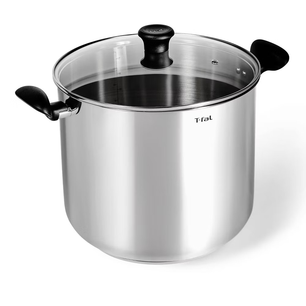 T-Fal Simply Cook 16qt Stainless Steel Stock Pot with Lid 7590₽