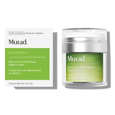 Murad Retinol Youth Renewal Nachtcreme 50ml - Anti-Aging 50 ml (1er Pack) 