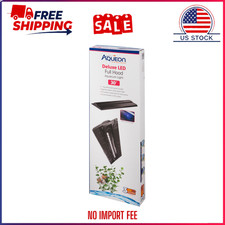 Aqueon LED Deluxe Full Aquarium Hoods Black Black, 30 Inches