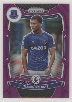 2021-22 Panini Prizm Premier League Purple Prizm 19/99 Mason Holgate #96 1m7m