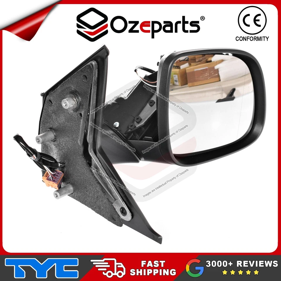 TYC RH Right Electric Door Mirror For VW Volkswagen Transporter T5 2009-2015 - image 3 of 4
