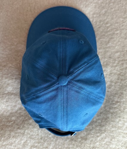 Chapeau de baseball Patagonia homme femme coton bio sergé logo bleu PORTÉ DEUX FOIS - Photo 3/9
