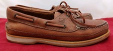 Sperry Top-Sider 2-Eye Boat Shoe Men's size 8M Medium Brown Excellent