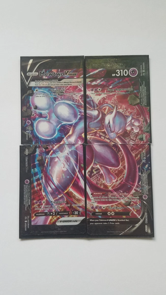 Mewtwo V-Union Pokémon TCG Cards for sale | eBay