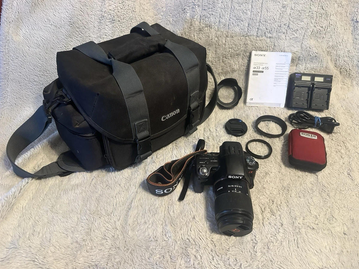 Preços baixos em Sony A55 Câmeras Digitais Zoom Óptico de 3-9.9x