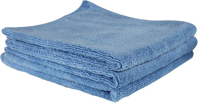 MICBLUE03 Workhorse Professional Microfiber Towel, Blue (Safe for Car Wash, Home