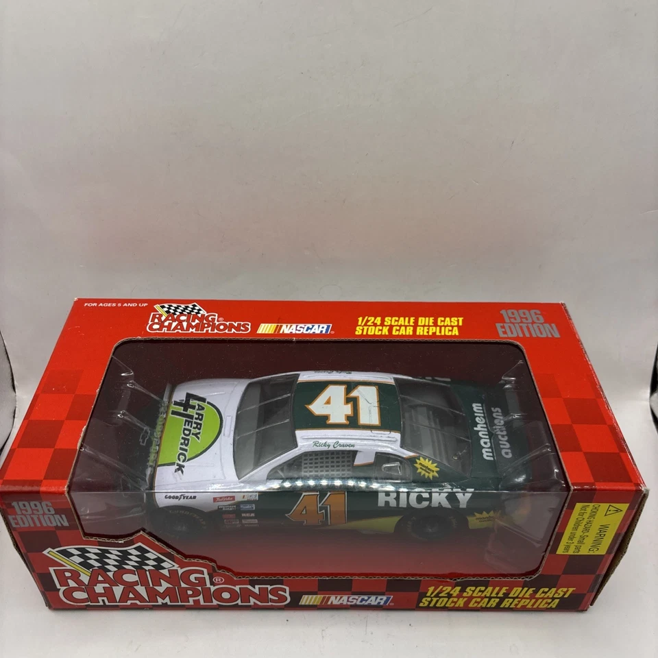 1996 Racing Champions #41Ricky Craven DIECAST 1/24 NASCAR - Imagem 4 de 4