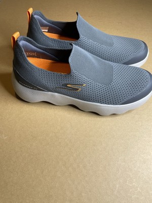 Skechers Men's Go Walk Massage Fit Tidal Slip On Shoes Charcoal