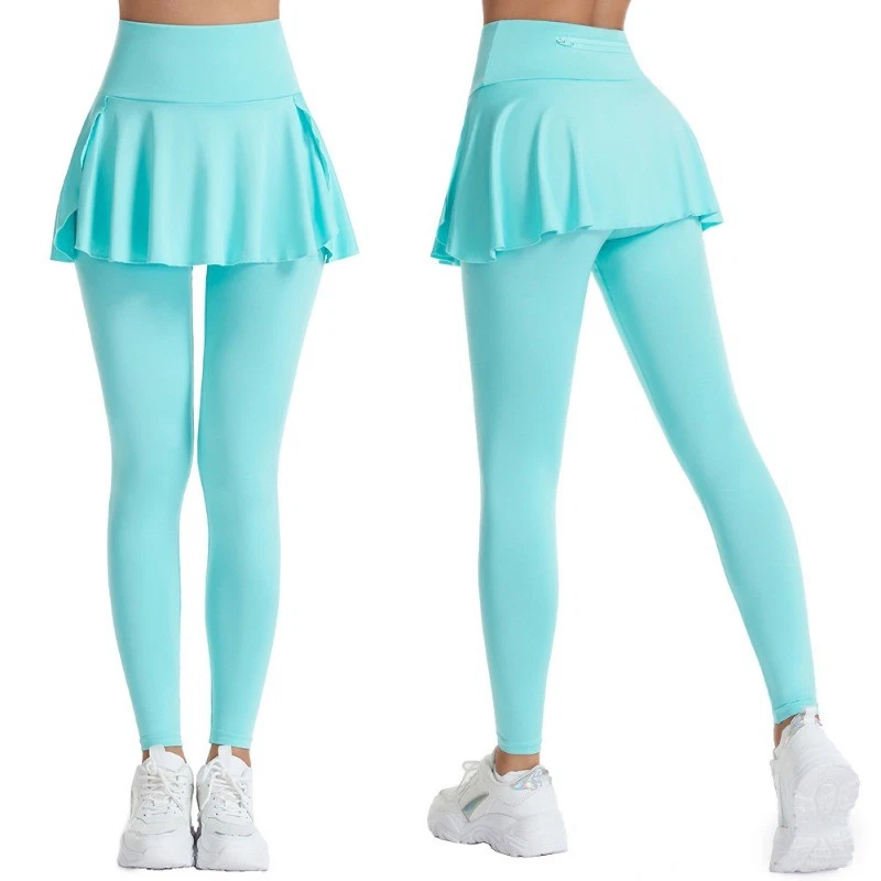 High Waisted Butt Lifting Tennis Skirt Pants for Women – Yoga & Workout Ready