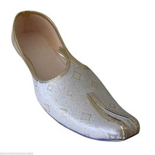 Schuhe indische Handarbeit Leder Herren Jutties Mojaries flach US 6-12 EU 39-45