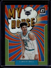 2021-22 Panini Donruss Optic LaMelo Ball #8 My House Lime Green /149