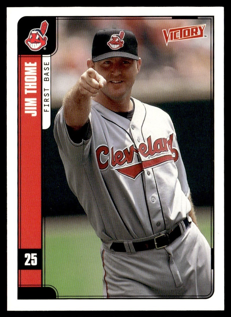 2001 Upper Deck Victory Jim Thome Cleveland Indians #82