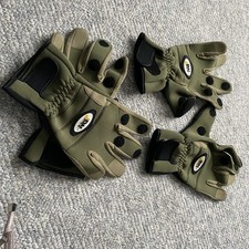 NGT Handschuhe 2Paar zum Fischen/Jagen - Neopren- oliv- Gr.  M/L  gebraucht