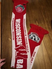 Wisconsin Badgers 2012 Rose Bowl GRANDDADDY of THEM ALL Scarf Oregon Red Bucky