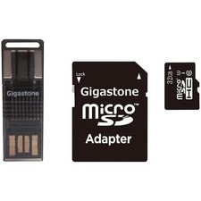 Gigastone GS-4IN1600X32GB-R Prime Series microSD Card 4-in-1 Kit 32GB