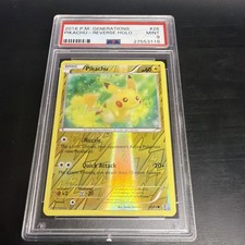 2016 POKEMON XY GENERATIONS #26 PIKACHU-REVERSE FOIL PSA 9 ⚡️🔥 on eBay
