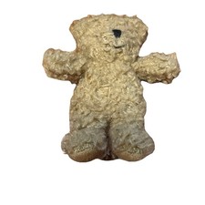 VINTAGE 2000 Toys R Us ANIMAL ALLEY Mini TEDDY BEAR 4" Brown Shaggy 1960 Plush