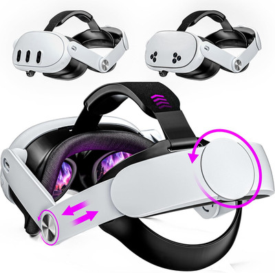 Elite Strap Replacement for Meta Quest 3S/3 VR Headset Adjustable No Battery