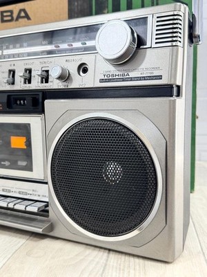 Rare TOSHIBA RT-7770SD FM/AM Stereo Radio Cassette Recorder With
