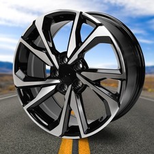 18x 8 Replacement Alloy Wheel Black Rim 560-64108a For Honda Civic 2017-2021 18x 8 Replacement Alloy Wheel Black Rim 560-64108a For Honda Civic 2017-2021