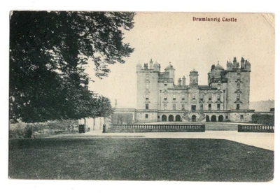 Drumlanrig Castle Dumfriesshire Scotland Posted 1909 Vintage Edwardian Postcard - Image 1 of 2