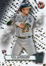 Shea Langeliers 2023 Topps Pristine Rookie #3 Oakland Athletics Rc