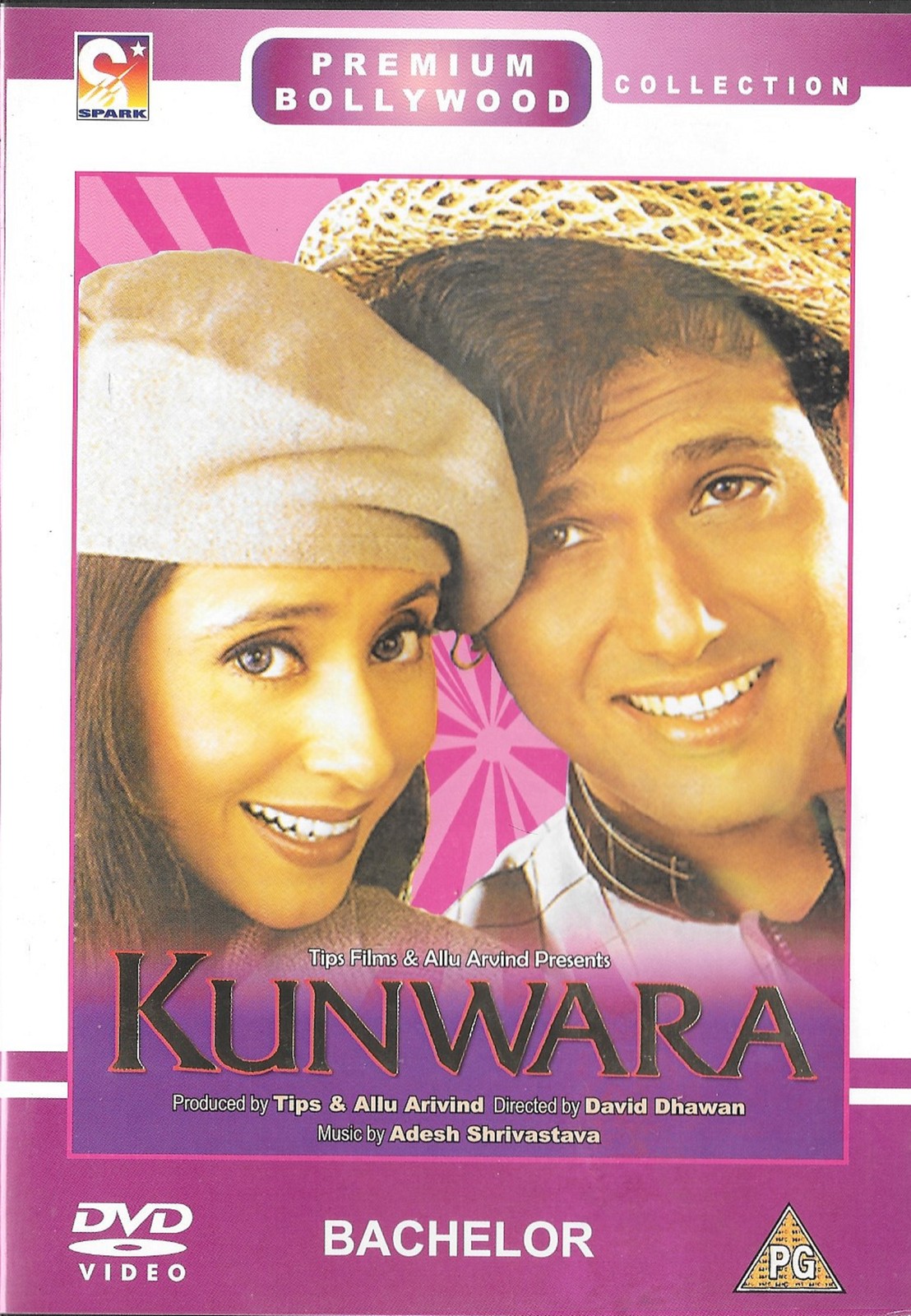 KUNWARA - GOVINDA - URMILA MATONDKAR - NEW BOLLYWOOD DVD - FREE UK POST