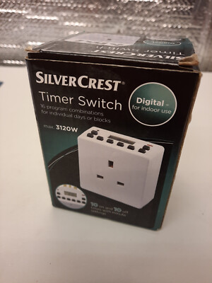Silver Crest Digitale Zeitschaltuhr - 16 Kombinationen Digital Innenbereich Max 3120W