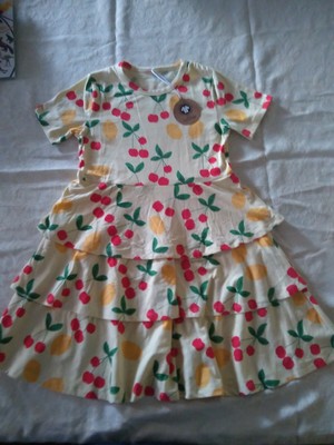 Mini Rodini Cherry Lemonade Dress 8-9 Y 