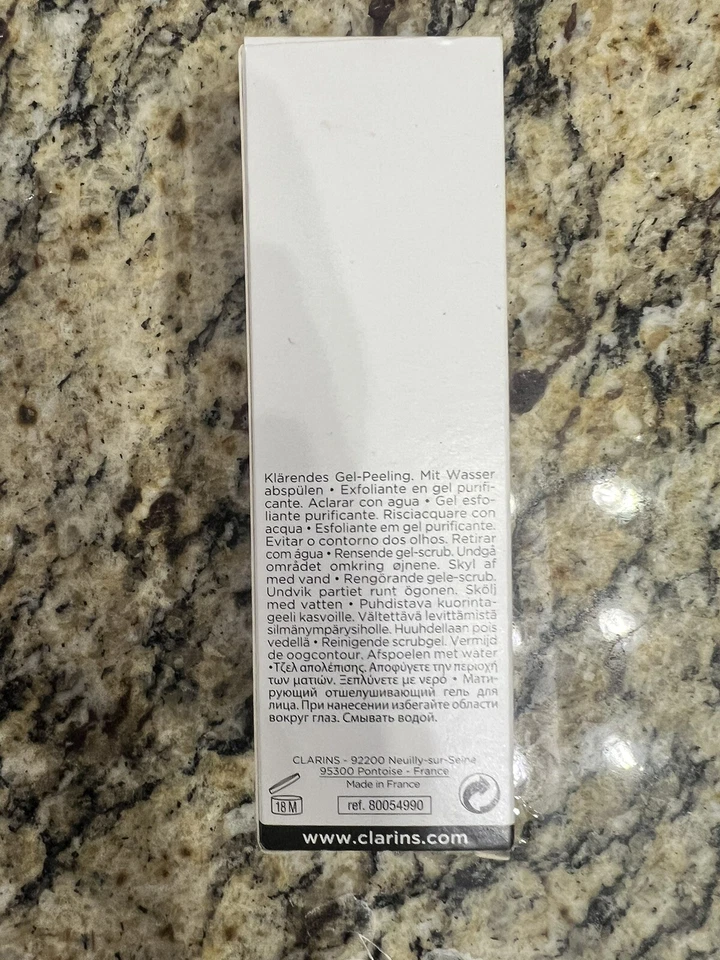 Clarins PURE SCRUB Exfoliating Gel Scrub 1.7 fl oz ""NIB"" - Image 2 of 3