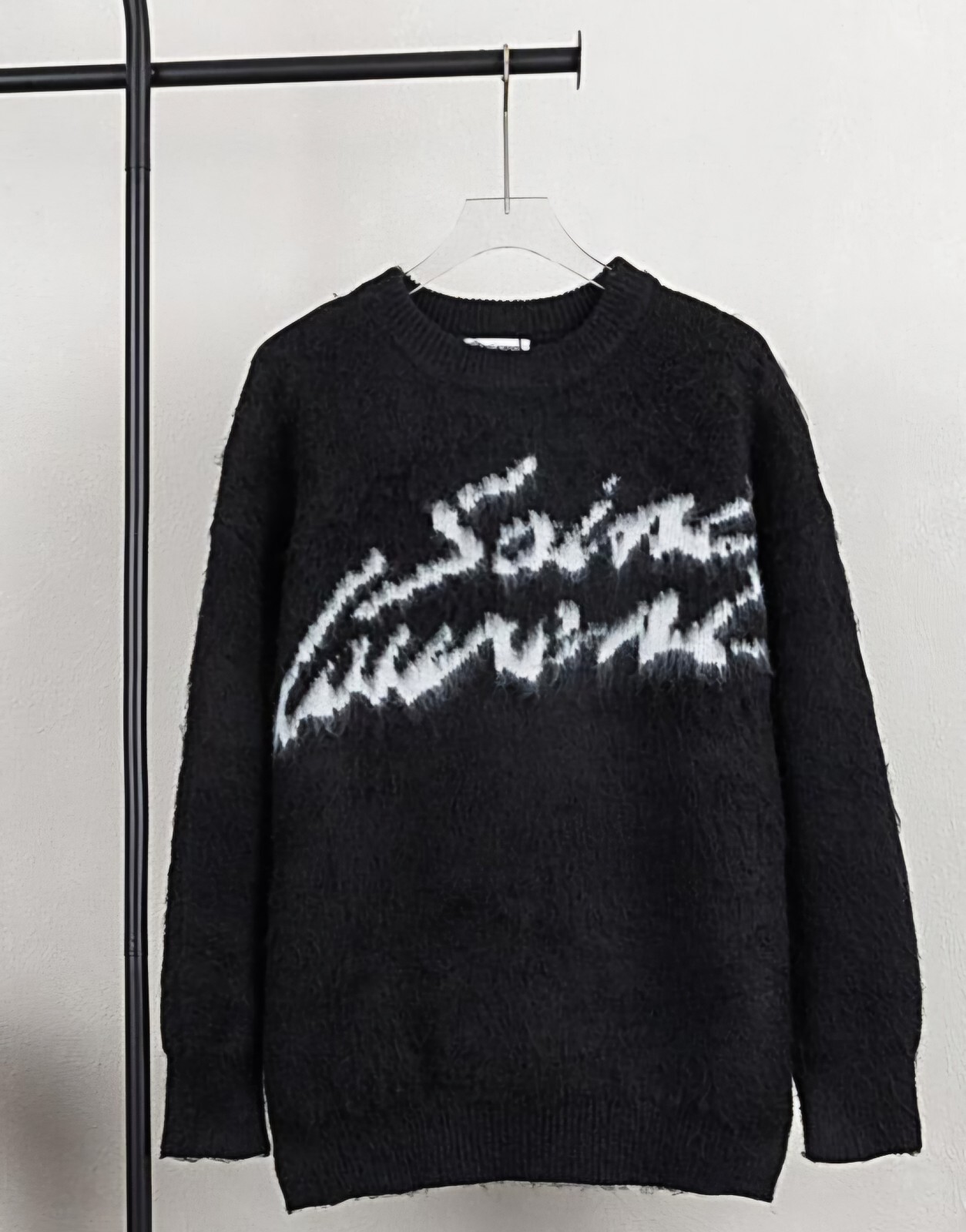 Pullover Saint Laurent 90s NOIR ET NATUREL
