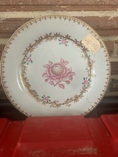 Vintage Avon Abigail Adams Porcelain Plate  Peabody Museum Salem 22K Gold Trim
