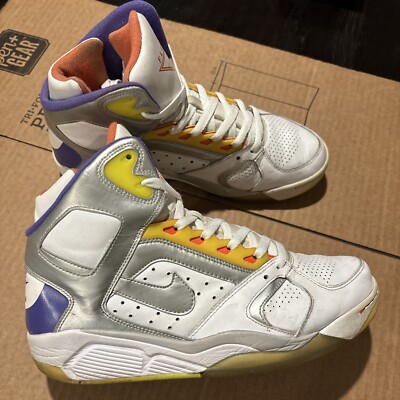 Nike Air Flight Lite 'White' Sneakers 329984-100 2014 Mens size US 10 Rare 