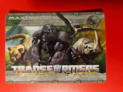 2023 Kayou Transformers Rise Of The Beasts Card Maximals TFH01-SR-016/017