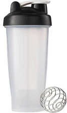 Shaker Bottle 24oz (Americas Blender) Mixer For Protein Shake & Smoothie, Black