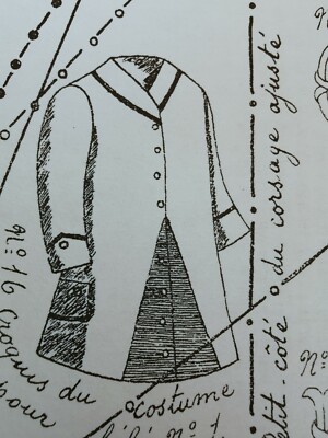 Patron Ancien Reproduit - La Poupée Modèle (costume & Corsage) Pour Poupée 40-45cm - Reproduction D'un Journal De 1885