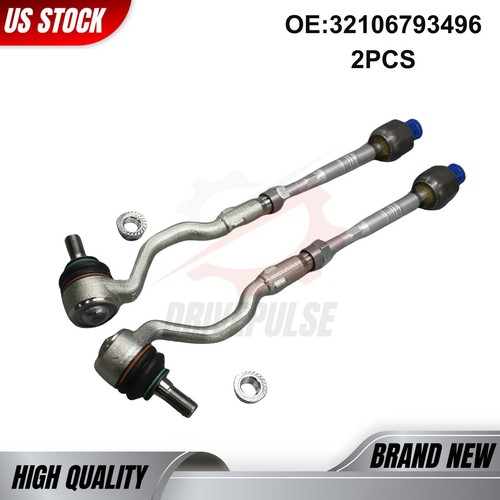 Pair Set 2 Front Steering Tie Rod End For BMW E70 E71 E72 X5 X6