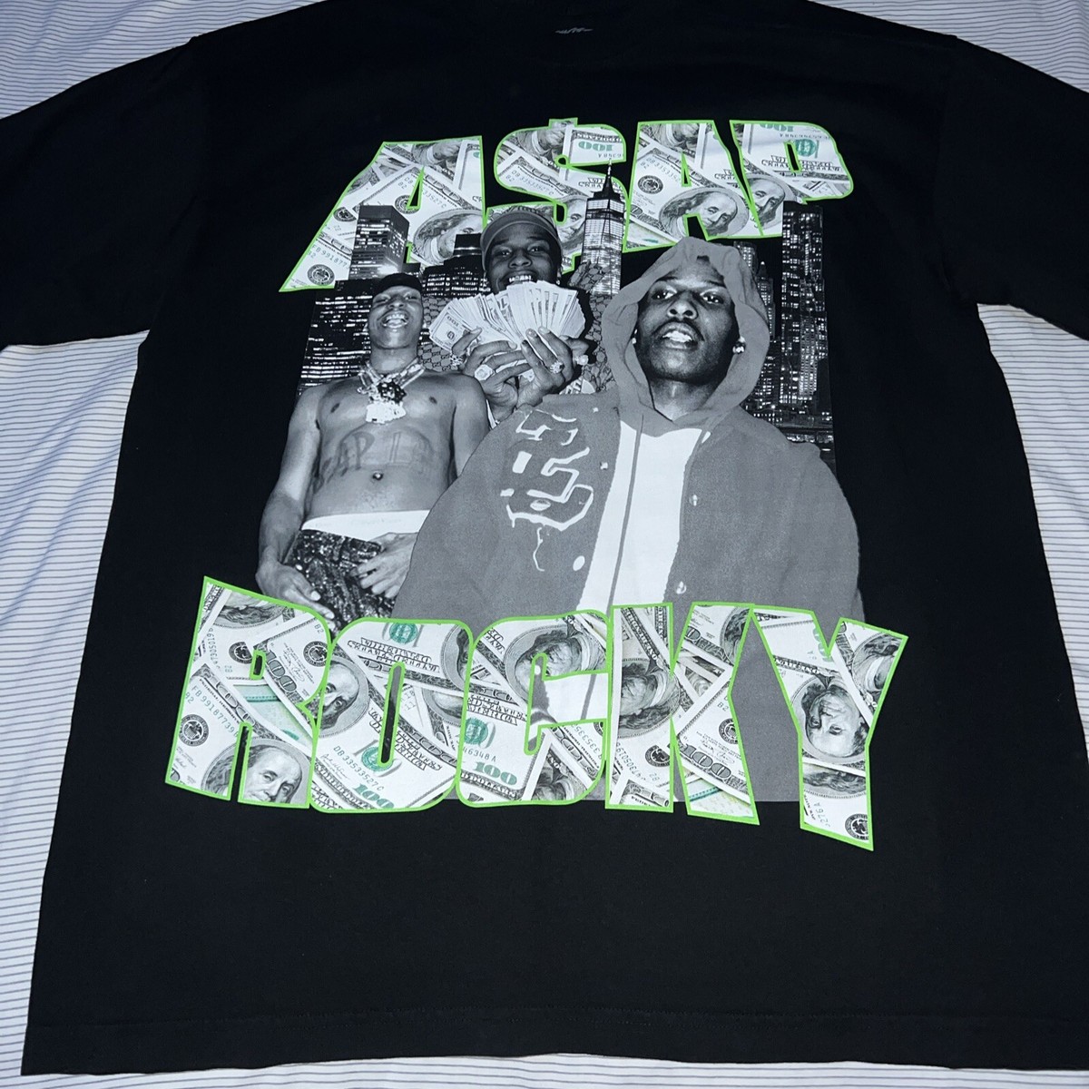 ASAP Rocky A$AP Mob AWGE Live Love ASAP Hip Hop Rap Tour Merch Tee
