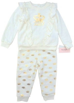 cream velour tracksuit