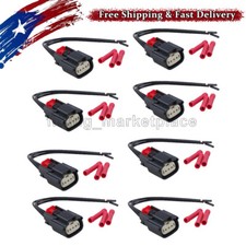 8x Ignition Coil Connector Plug Cable Wire For Ford V6 V8 Flex F150 9u2z14s411ea 8x Ignition Coil Connector Plug Cable Wire For Ford V6 V8 Flex F150 9u2z14s411ea